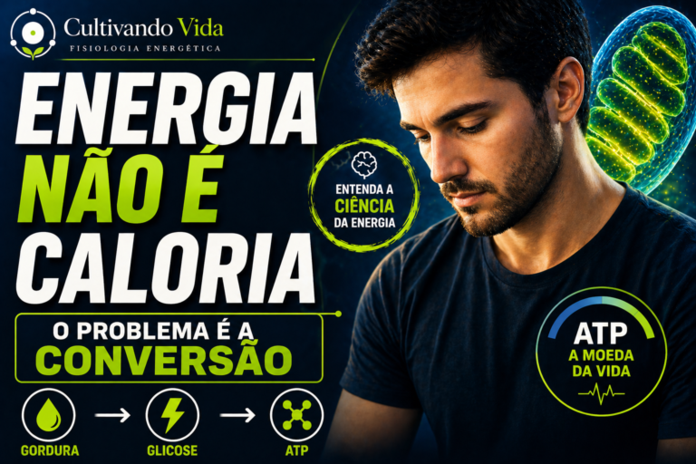 Energia Não É Caloria: por que você se sente cansado mesmo “abastecido”