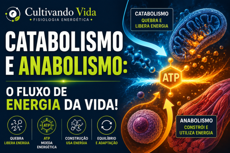 Catabolismo e anabolismo: o fluxo de energia da vida