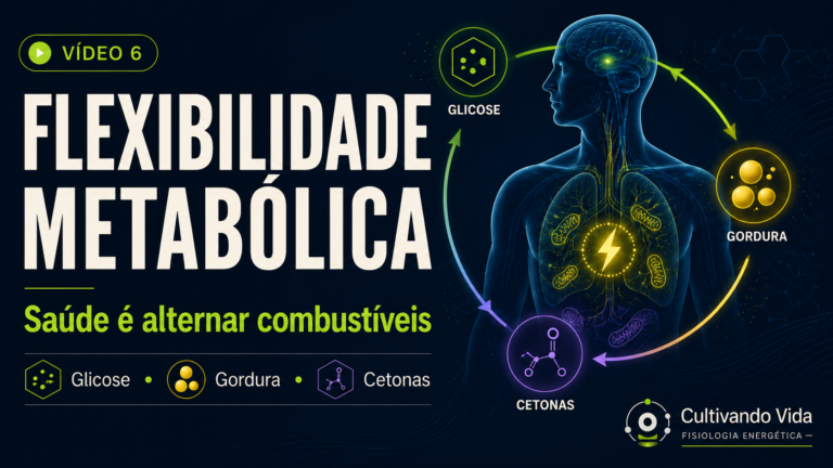 Flexibilidade metabólica: alternância entre glicose, gordura e corpos cetônicos